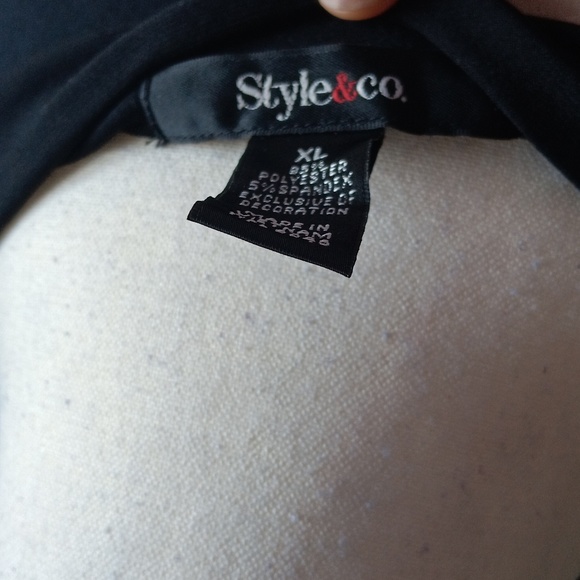 STYLE & Co Women's Dress long-sleeve beautiful - Picture 3 of 6